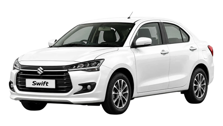 Swift Dzire on rent with driver in Lucknow — Exotic Car Rental